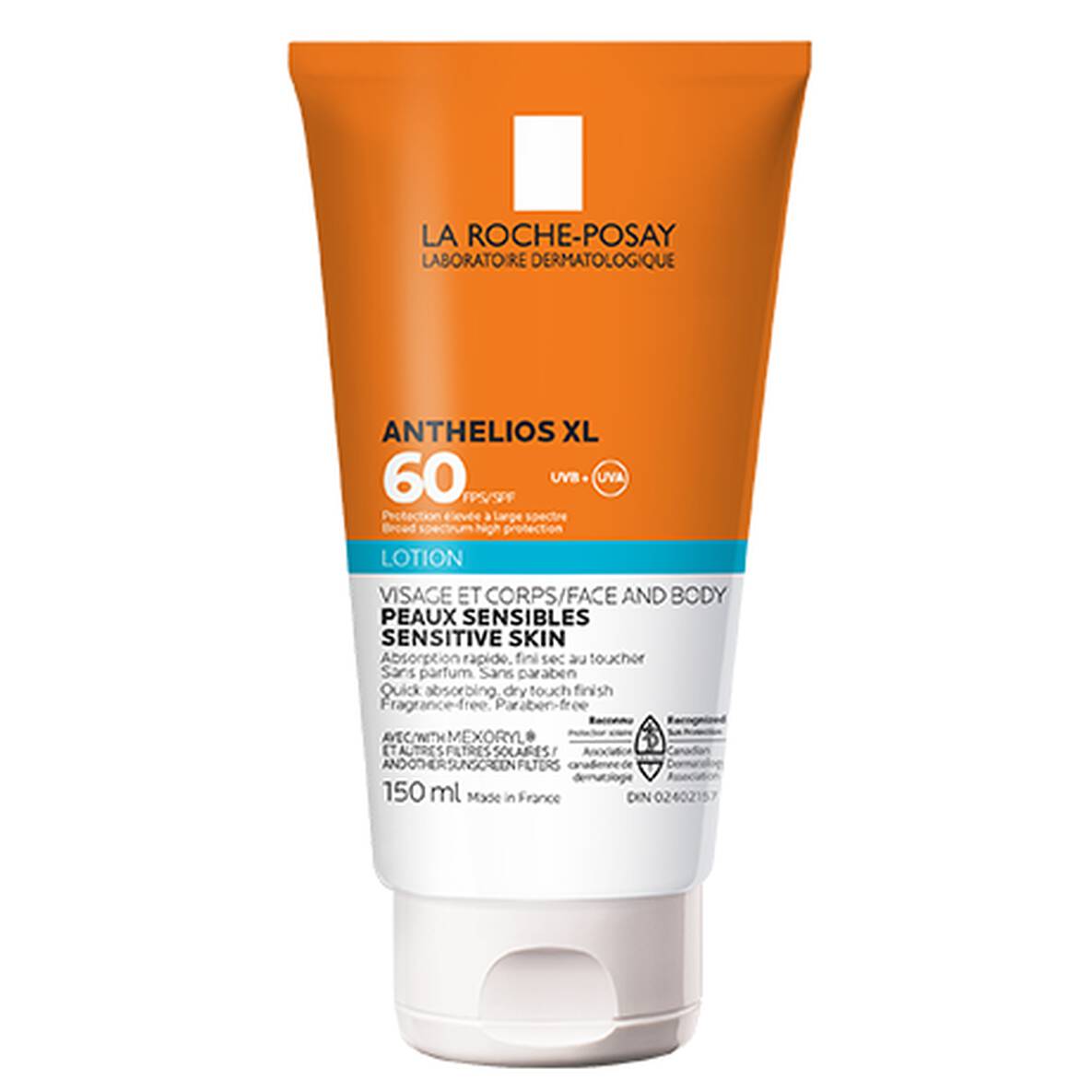 Anthelios Lotion SPF 60 Sunscreen for Face and Body (150ml)