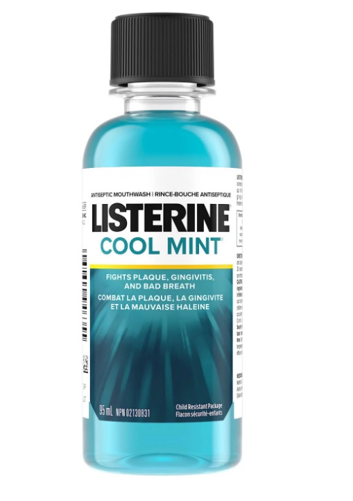 Listerine Cool Mint Antiseptic Mouthwash (95 ml)