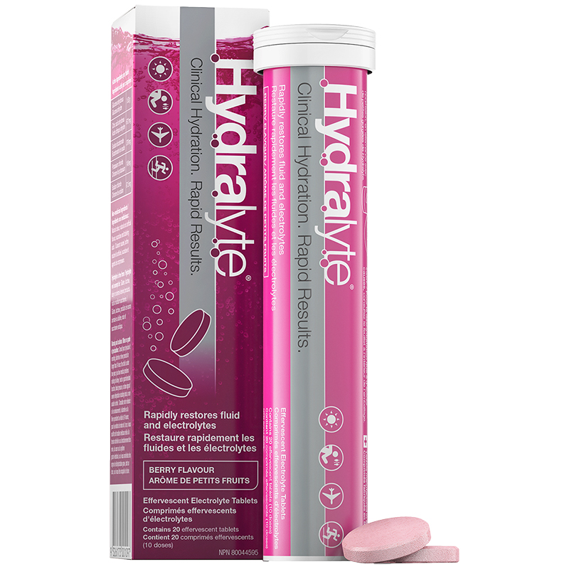 Hydralyte Effervescent Electrolyte Tablets (20's)