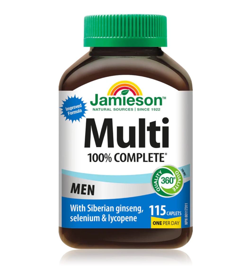 Jamieson 100% Complete Multi For Men (115 caplets)