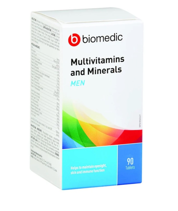 Biomedic Multivitamins and Minerals For Men (90 tablets)