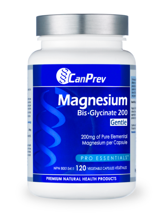 Canprev Magnesium Bis-Glycinate 200 (120 capsules)