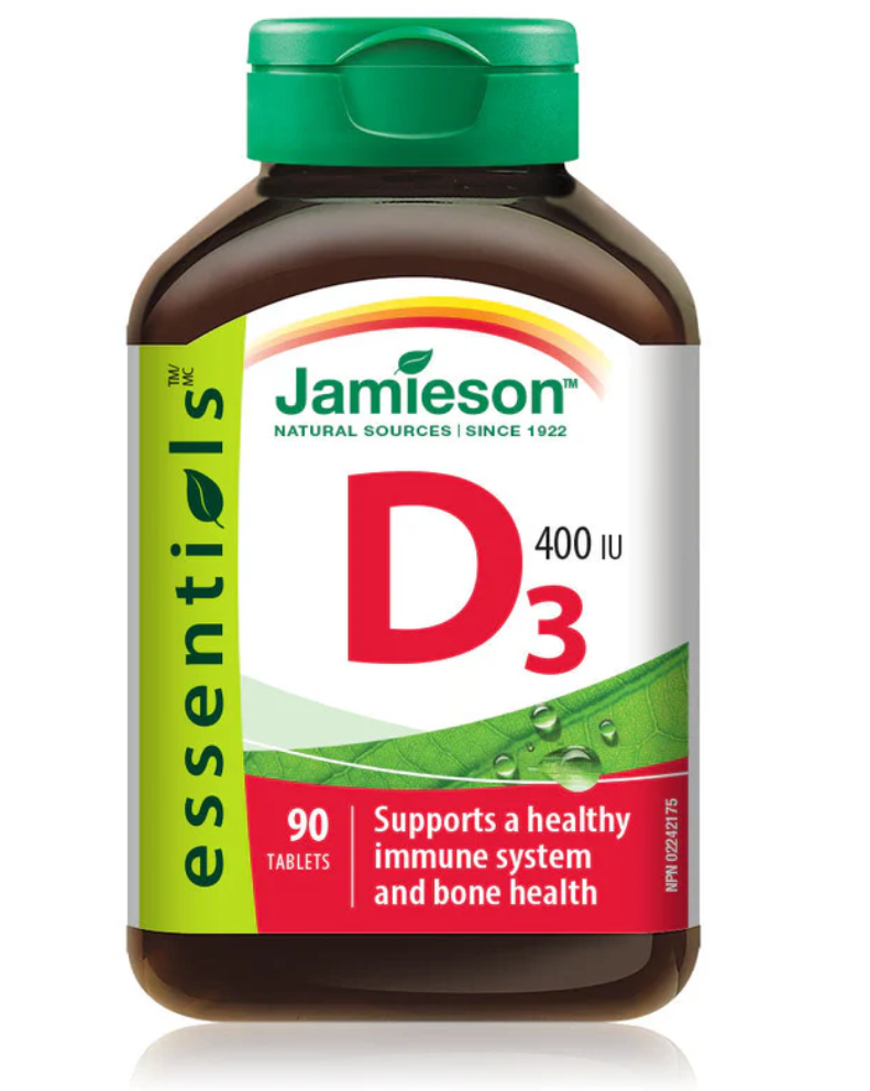 Jamieson Vitamin D3 400IU (90 tablets)