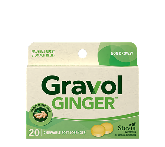 Gravol Ginger Chewable Lozenges (20 lozenges)