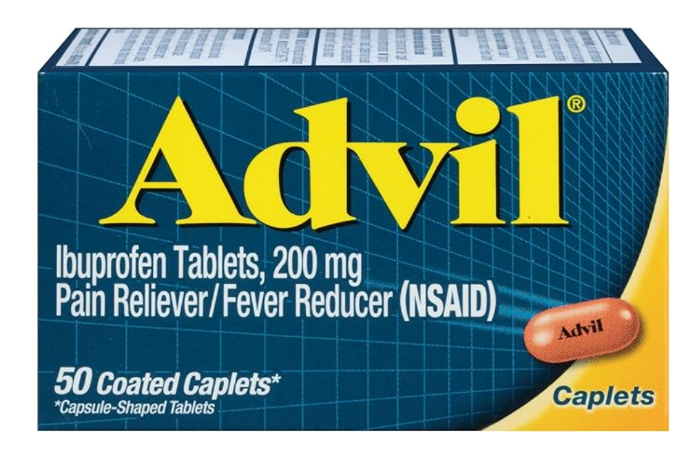 Advil Ibuprofen 200mg (50caplets)