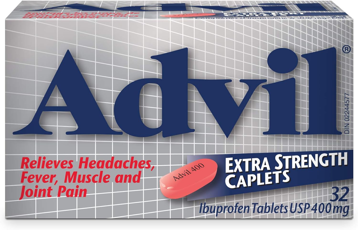 Advil Extra Strength 400mg (32 caplets)