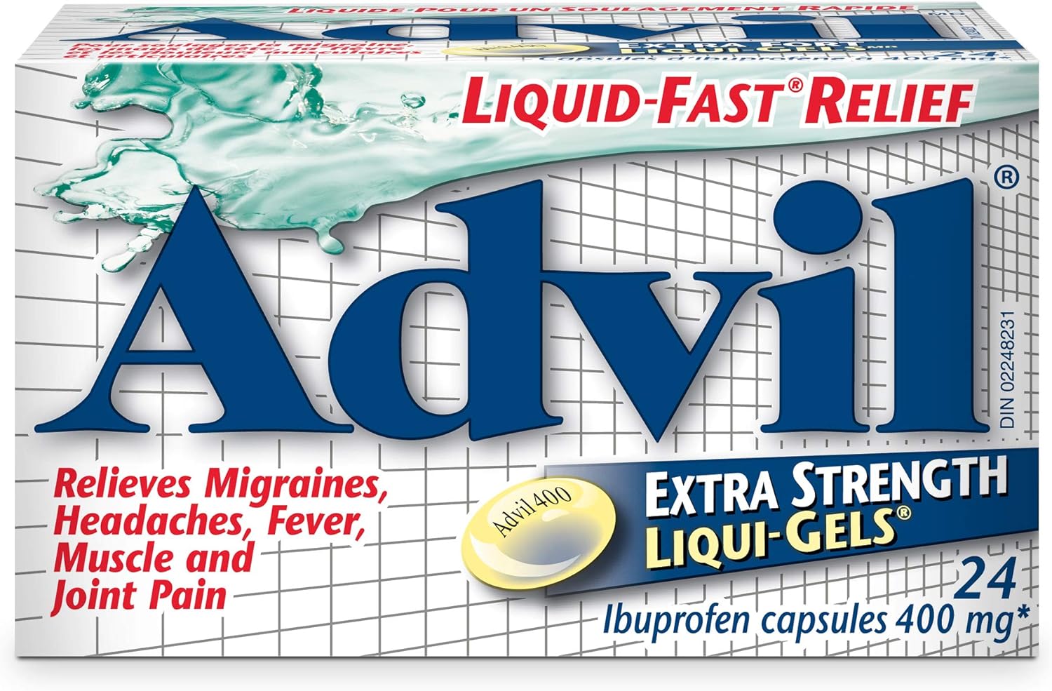 Advil Liqui-Gels Extra Strength 400mg (24 caplets)