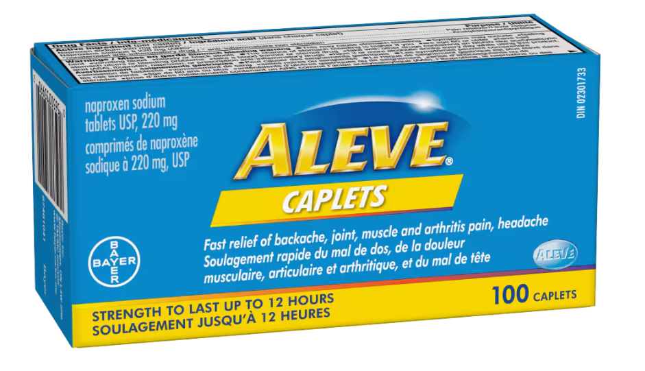 Aleve 220mg (100 capsules)