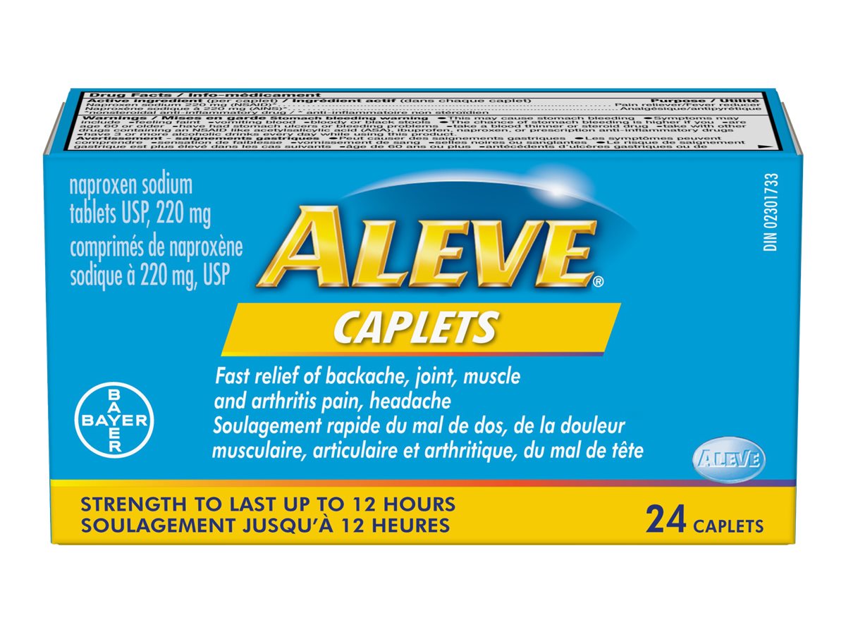 Aleve 220mg (24 capsules)