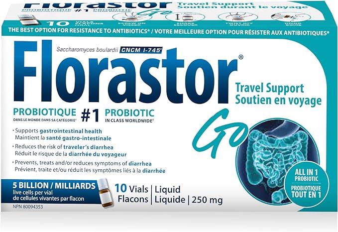 Florastor Go Liquid Vials 250mg (10 vials)