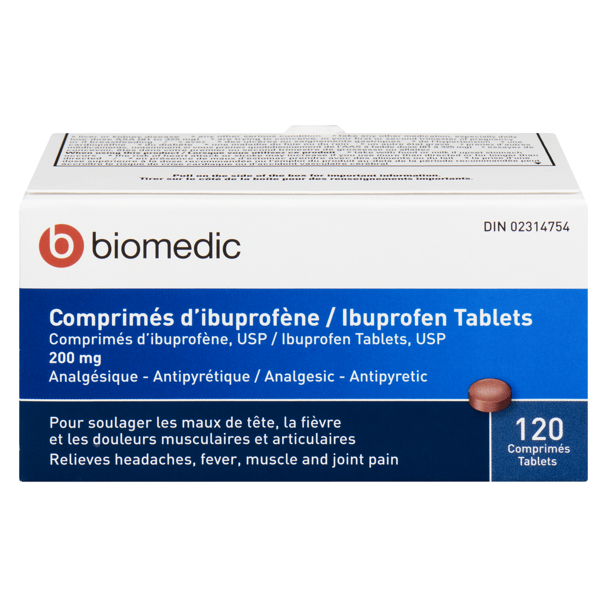 Biomedic Ibuprofen 200mg (120 tablets)