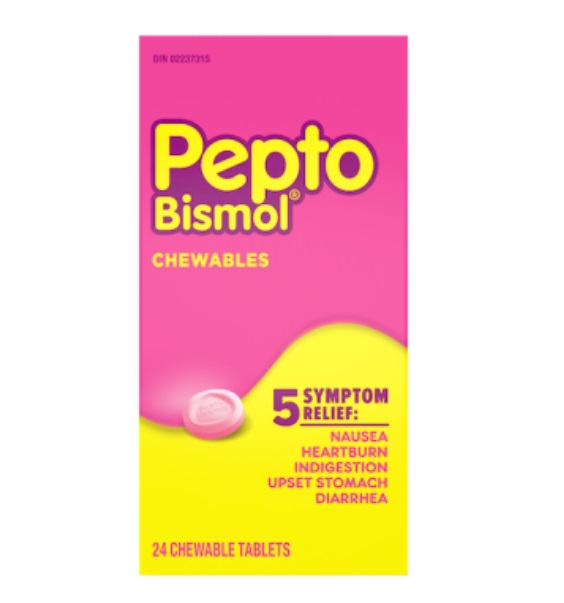 Pepto Bismol Chewable Tablets (12 tablets)