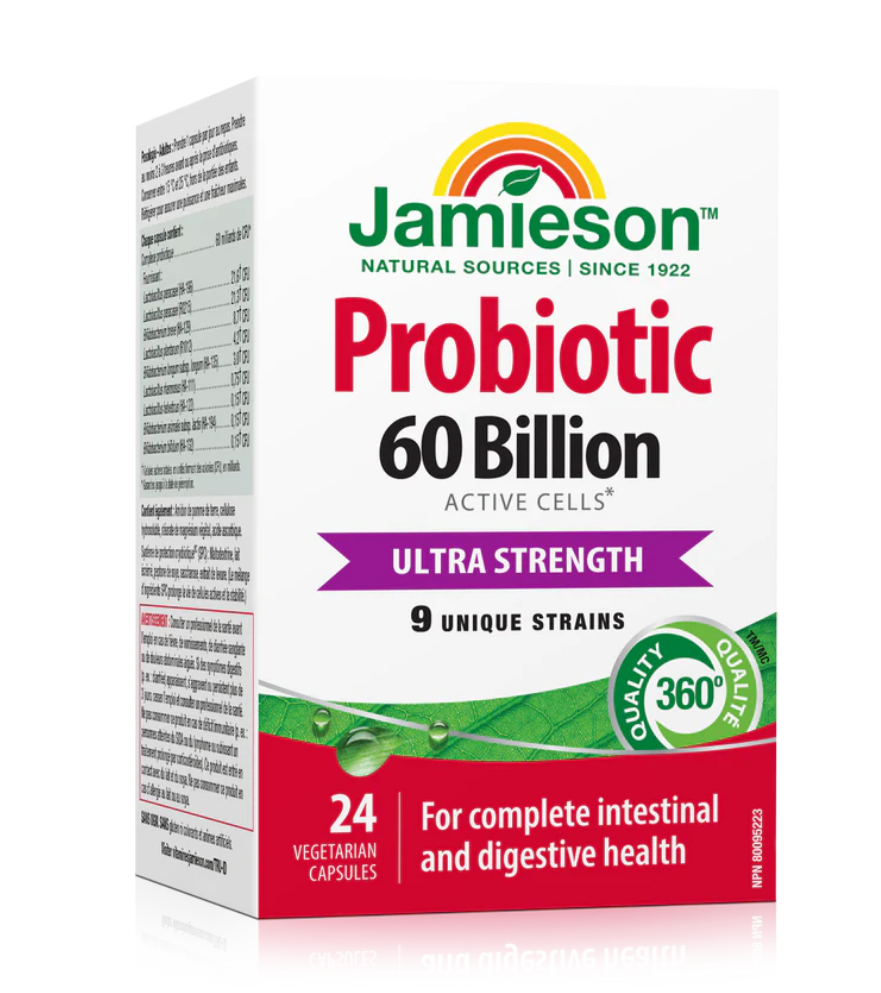 Jamieson Probiotic 60 Billion Ultra Strength (24 capsules)