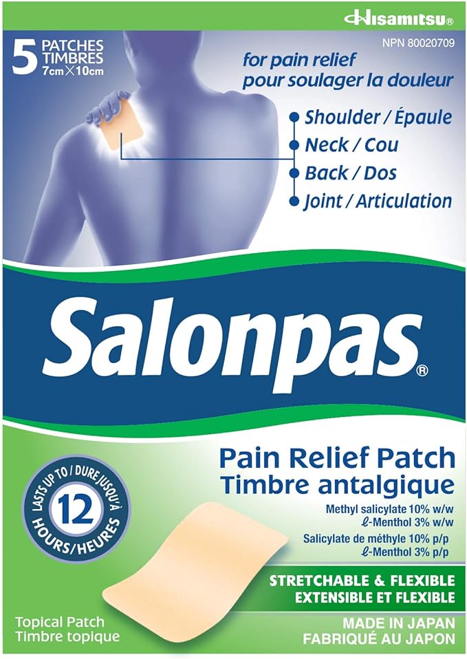 Salonpas 12 Hour Pain Relief Patch (5 patches)