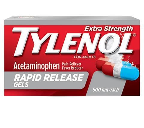 Tylenol Rapid Release Gel Capsules 500mg (24 capsules)