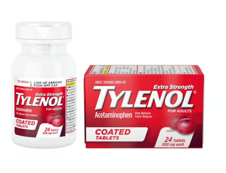 Tylenol Extra Strength 500mg (24 capsules)