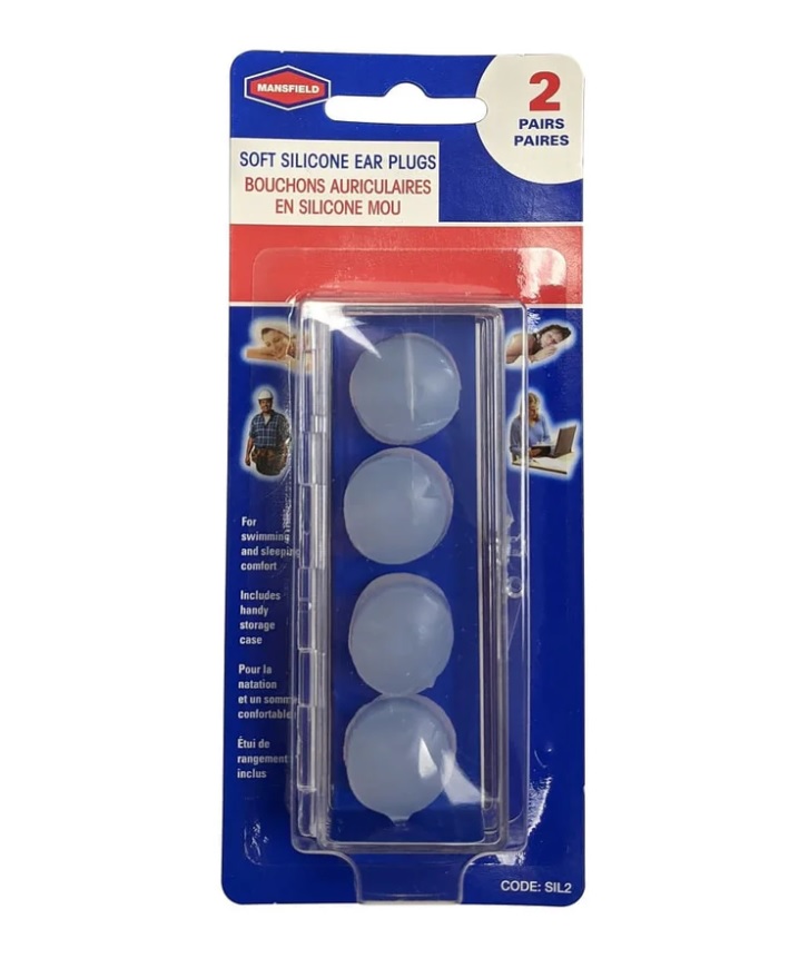 Mansfield Soft Silicone Ear Plugs (2 pairs)