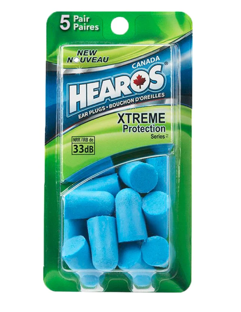 Hearos Xtreme Protect Ear Plugs (5 pairs)